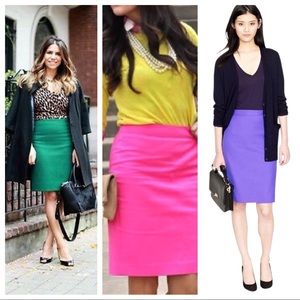Lot of 3 J Crew no. 2 pencil skirts